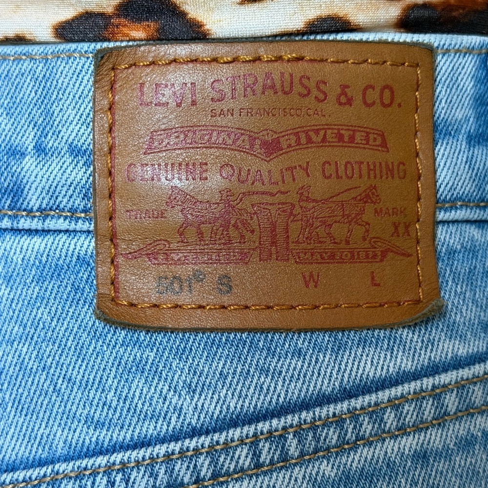 Levi's Sky Blue High Rise Women's Jeans - Picture 4 of 4